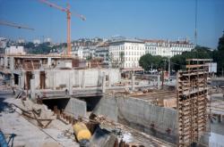 [Chantier de l'échangeur du cours de Verdun]