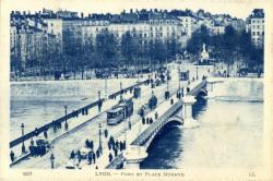 Lyon. - Pont et Place Morand
