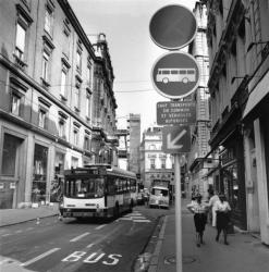 [Transports en commun lyonnais. Le réseau de surface place des Terreaux et alentours]