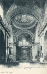 Chambéry. - Intérieur de l'Eglise Notre-Dame (1599-1635)