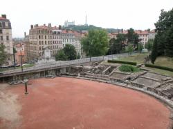 Vue de l'arène et du pulvinar