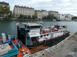 Déchèterie fluviale de Lyon 5ème, quai Fulchiron