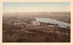 Irigny (Rhône). - Vue sur le Rhône