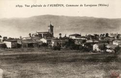 Vue générale de L'Aubépin, commune de Larajasse (Rhône)