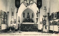 L'Aubépin (829 m.). - Intérieur de la Chapelle N.-D. de la Salette