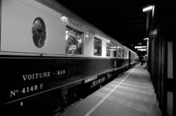 [Le Pullman Orient Express en gare de Perrache]