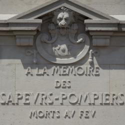 Monument à la mémoire des sapeurs-pompiers (détail)