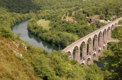 Viaduc de Cize-Bolozon (Ain)