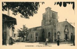 Liergues (Rhône). - L'Eglise et la place
