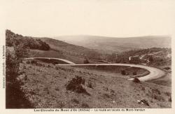 Les Circuits du Mont d'Or (Rhône). - La route en lacets du Mont-Verdun