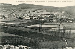 Limonest (Rhône). - Vue générale et panorama sur le Mont Verdun