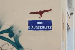 Collage, rue d'Austerlitz, Lyon 4e
