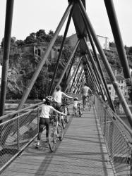 Confinement, passerelle de l'Homme de la Roche, Lyon 5e arrondissement