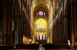 Nef et choeur, cathédrale Saint-Jean-Baptiste, Lyon 5e