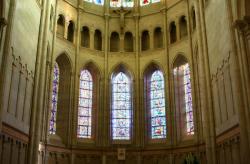 Choeur, vue générale, cathédrale Saint-Jean-Baptiste, Lyon 5e
