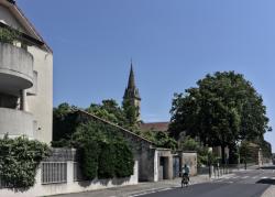 Rue Ferdinand Buisson et Eglise Notre-Dame du Bon Secours, Lyon 3e