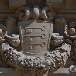 Blason d'Avignon, gare des Brotteaux, Lyon 6e