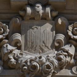 Blason de Nice, gare des Brotteaux, Lyon 6e