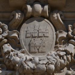 Blason de Nevers, gare des Brotteaux, Lyon 6e