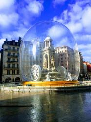 Fête des lumières ; Fontaine des Jacobins, Lyon