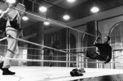 [Tournage de "Boxing The Time" (conception : Olivier Angèle)]