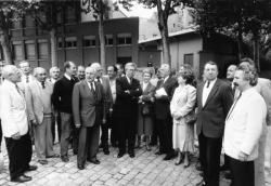 [Inauguration de la Passerelle de l'Homme de la Roche]