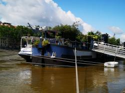 Péniches sur la Saône