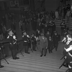 Bataille des Ardennes au Palais des Congrès avec le Général commandant la 8e région