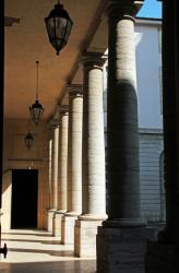 [Promenade à l'Hôtel-Dieu avant transformations]