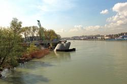 [Construction du pont Raymond Barre]