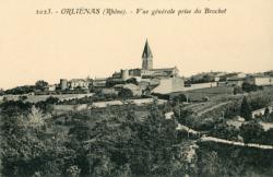 Orliénas (Rhône). - Vue générale prise du Brochet
