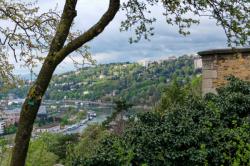 Vue du bastion de saint-Just depuis le jardin des Curiosités