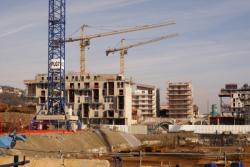 Constructions à La Confluence, immeubles sur le Jardin d'Erevan.