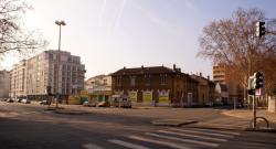 Angle de la rue des Girondins et du Boulevard Yves Farge