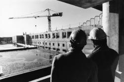 [Visite du chantier de l'Ecole normale Supérieure de Lyon]