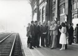 Visite de Raymond Barre à Lyon