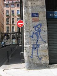 Tags, rue des Capucins, Lyon 1er