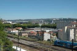 Rue Neyron, vue sur le secteur Plaine-Achille, Zenith.