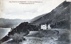 Environs de Chambéry. - La Dent du Chat (1472m.) et l'Hôtel Restaurant du Col