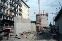 [Quartier de Perrache. Chantier du métro de l'agglomération lyonnaise]