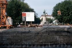 [Place Carnot (Lyon 2e). La statue de la République avant son déplacement]