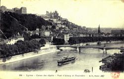 Lyon. - Caisse des dépôts. - Pont d'Ainay et Fourvière