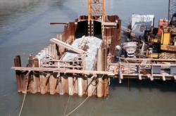 [Construction du nouveau pont Morand sur le Rhône]