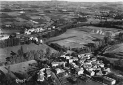 Le Breuil (Rhône). - Vue générale aérienne