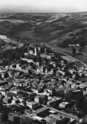 Châtillon-d'Azergues (Rhône). - Vue générale aérienne