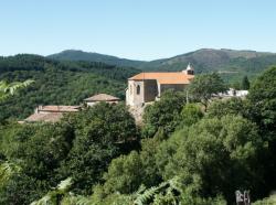 Village d'Aizac, chapelle Saint-Julien, 11e siècle, Ardèche