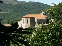 Village d'Aizac, chapelle Saint-Julien, 11e siècle, Ardèche