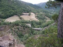 Sur la route entre Aizac et Labastide-sur-Bésorgues, Ardèche