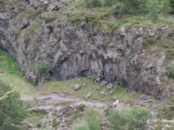 Sur la route entre Aizac et Labastide-sur-Bésorgues, Ardèche