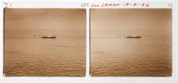 Le lac Léman, bateaux